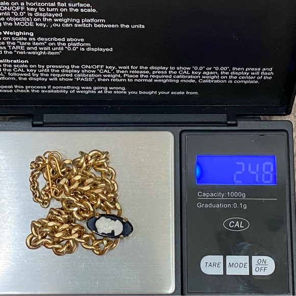 Vintage Unsigned Victorian Lady Cameo Choker Necklace - Picture 10 of 16